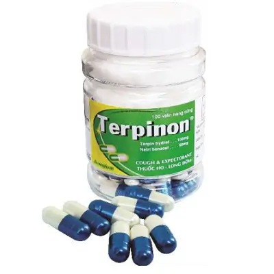 Thuốc điều trị viêm phế quản, long đờm Terpinon Vacopharm ( Chai 100 viên)